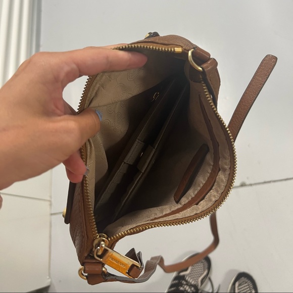 SOLD - Michael Kors Brown Gilmore Cross Body Bag - Picture 13 of 13